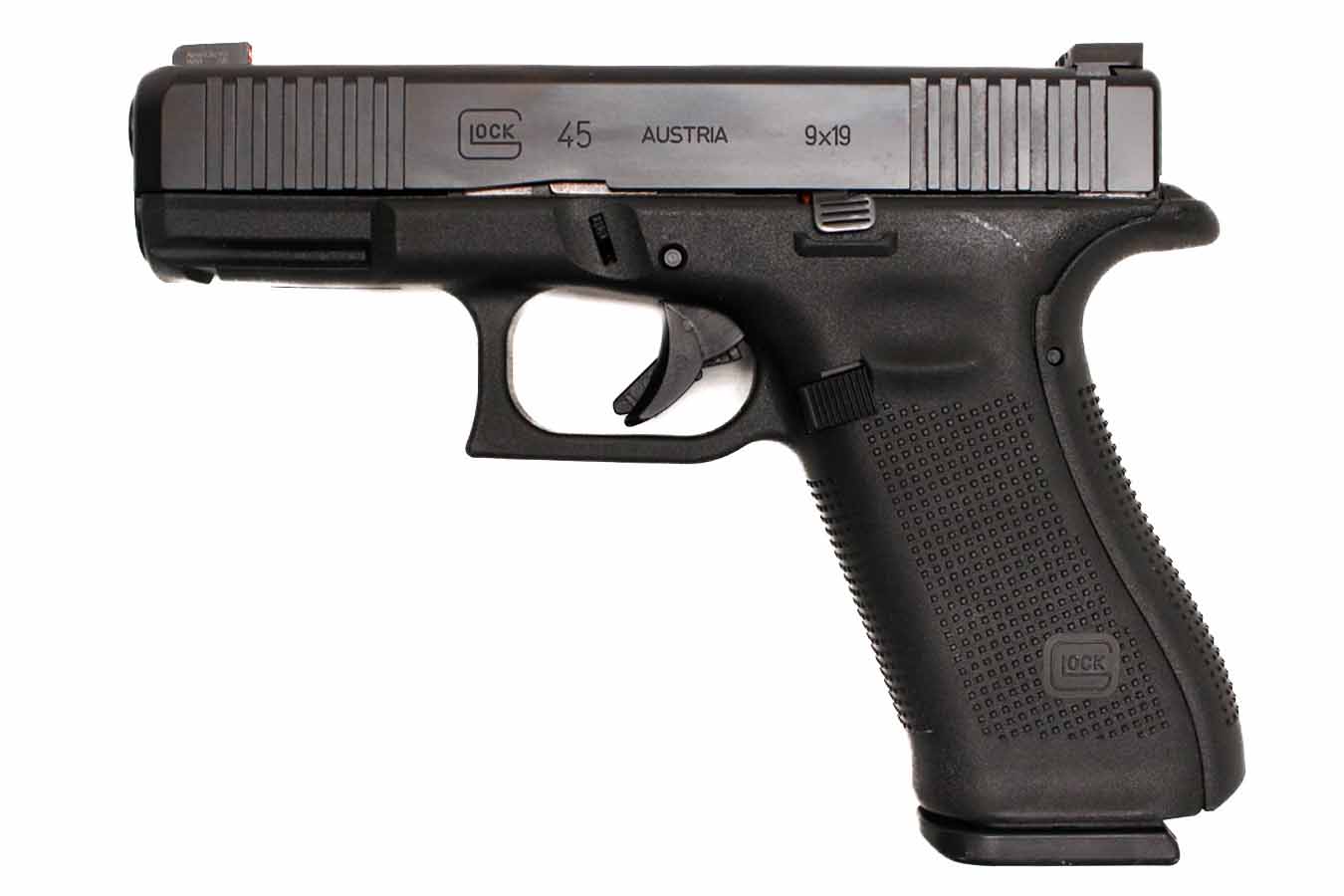 GLOCK G45 9mm Police Trade-In Pistols with Night Sights (Very Good Condition)